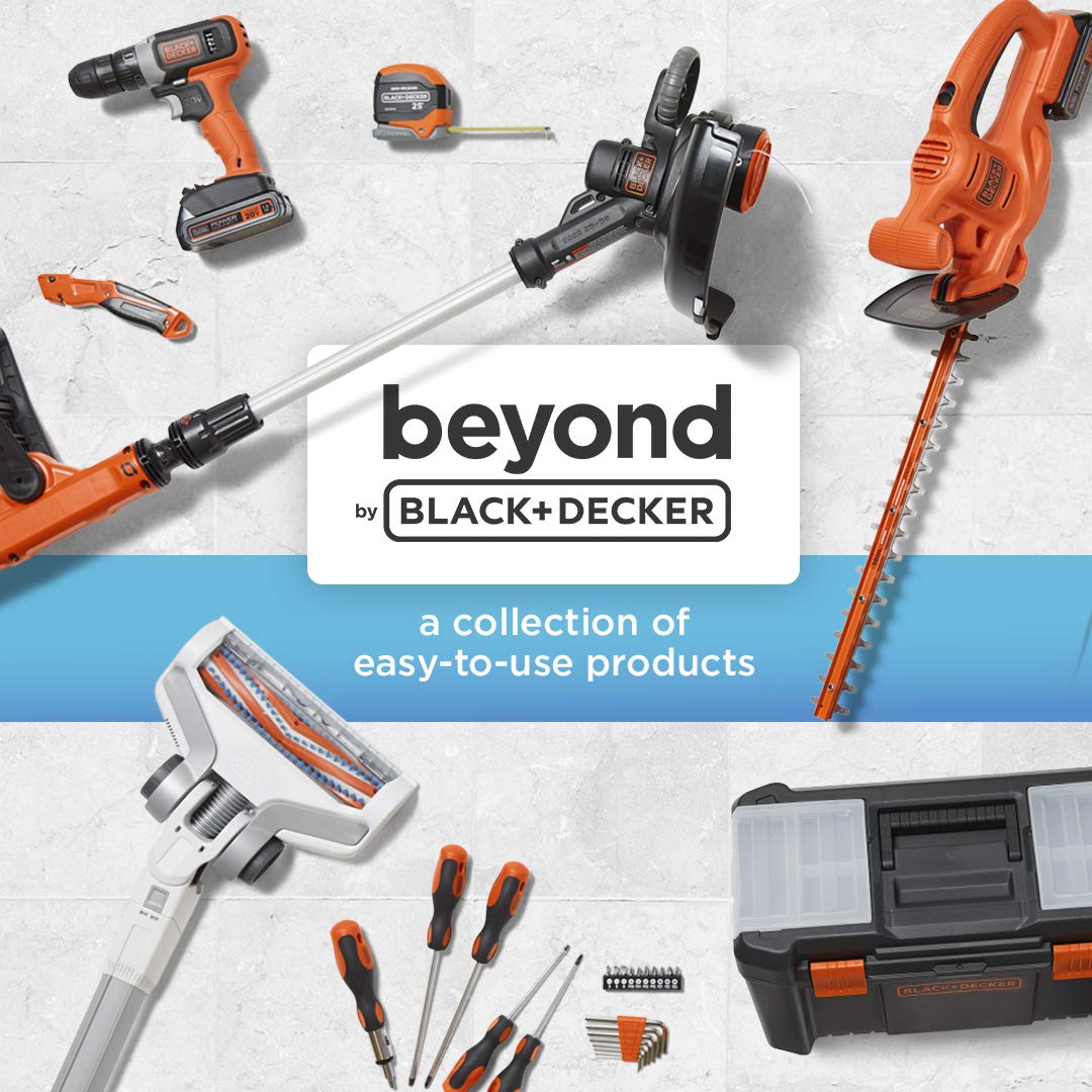 beyond by   BDST60500APB Stackable StoraSystem - 3 Piece Set (Small, Deep Toolbox, and Rolling Tote)