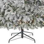 7.5 ft Mixed Pine Flocked LED Christmas Tree