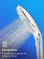 Womanizer X hansgrohe Wave Clitoral Stimulation Shower Head, Silver | Silver