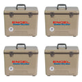 30 qt. Lightweight Leak Proof Insulated Cooler Drybox (4-Pack)