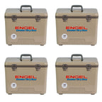 30 qt. Lightweight Leak Proof Insulated Cooler Drybox (4-Pack)
