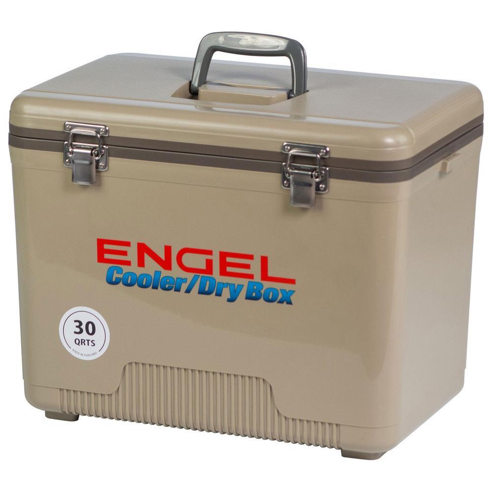 30 qt. Lightweight Leak Proof Insulated Cooler Drybox (4-Pack)