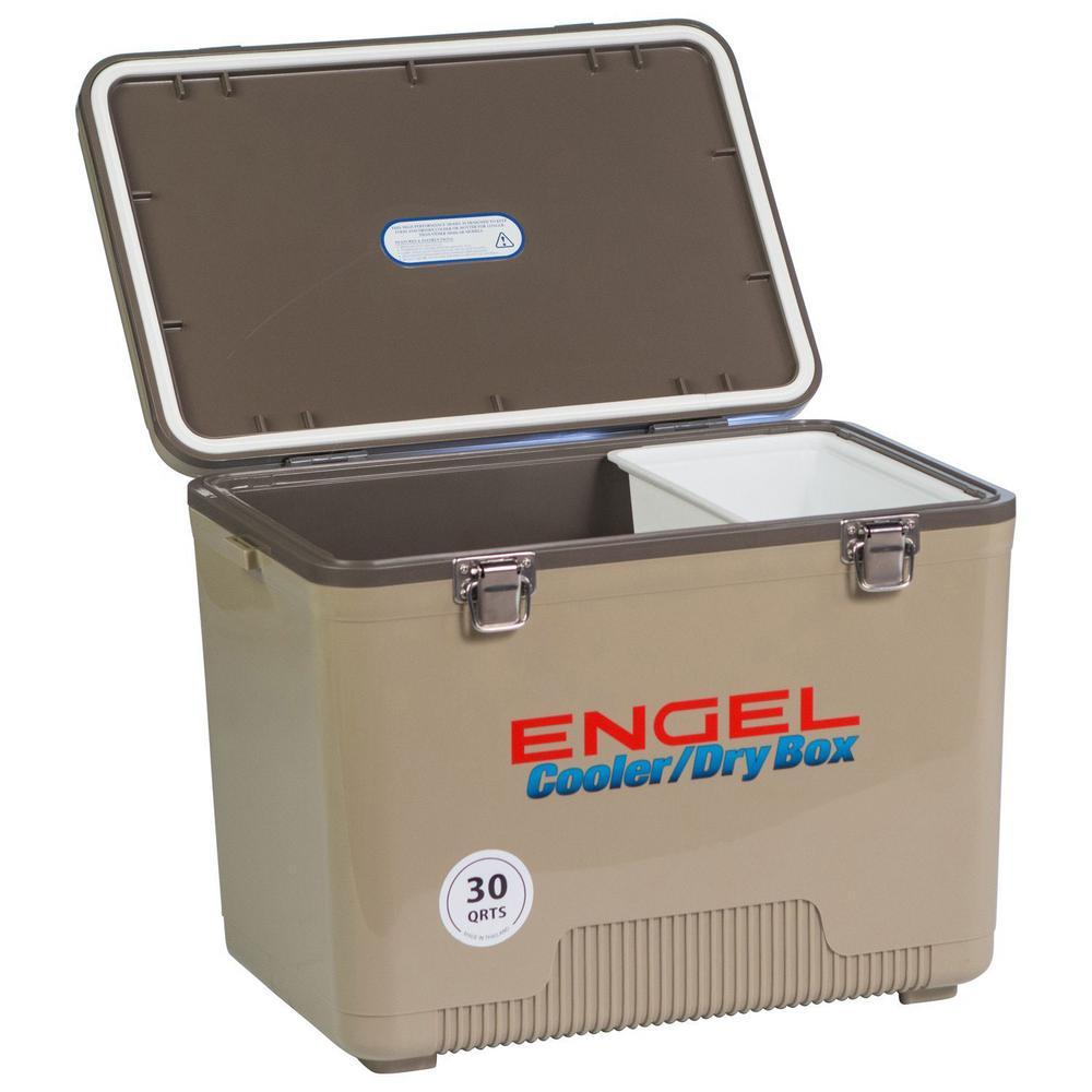 30 qt. Lightweight Leak Proof Insulated Cooler Drybox (4-Pack)