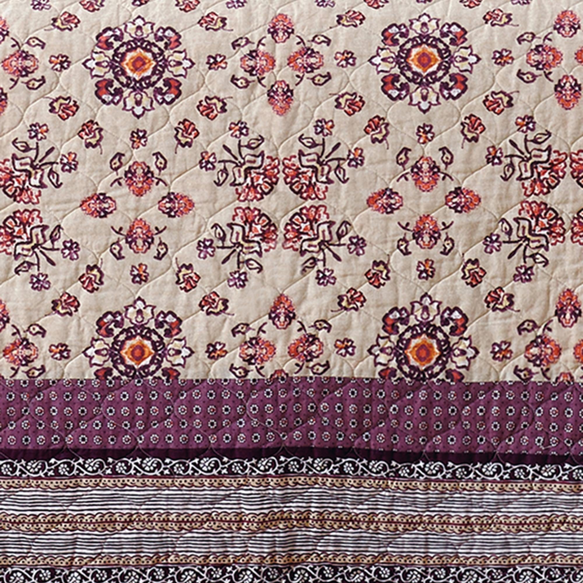 Jessica Simpson Lola Quilt King, Purple
