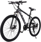 26 Inch Mountain Bike Mens Mountain Bike for Men 21-Speed  Dual Disc Brakes Full Suspension Non-Slip MTB Aluminum Road Bicycle City Urban Commuters Mens Bicycle for Adults Men Women Teens