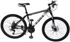 Bike for Men 26 Inch Adult Bike Men's Mountain Bike 21-Speed  Dual Disc Brakes Full Suspension Non-Slip MTB Aluminum Road Bicycle City Urban Commuters Mens Bicycle for Adults Men Women Teens