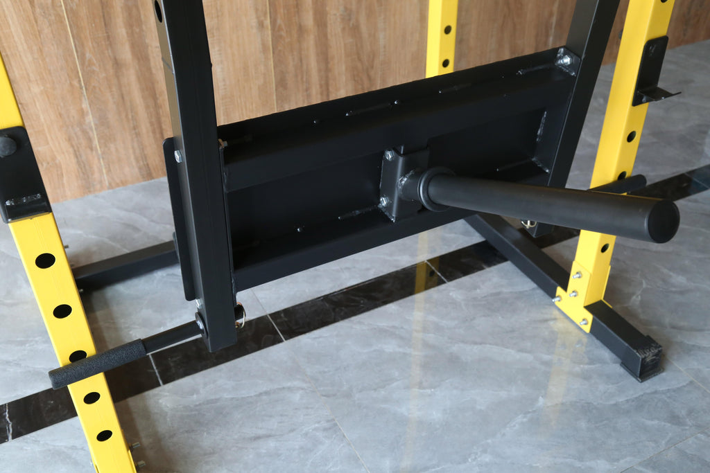 Everyday Essentials 1000-Pound Capacity Multi-Function Adjustable Power Cawith J-Hooks, Dip Bars and Other Optional Attachments