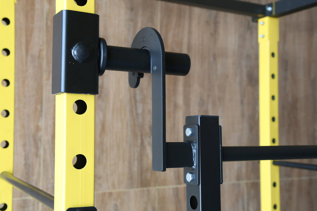 Everyday Essentials 1000-Pound Capacity Multi-Function Adjustable Power Cawith J-Hooks, Dip Bars and Other Optional Attachments