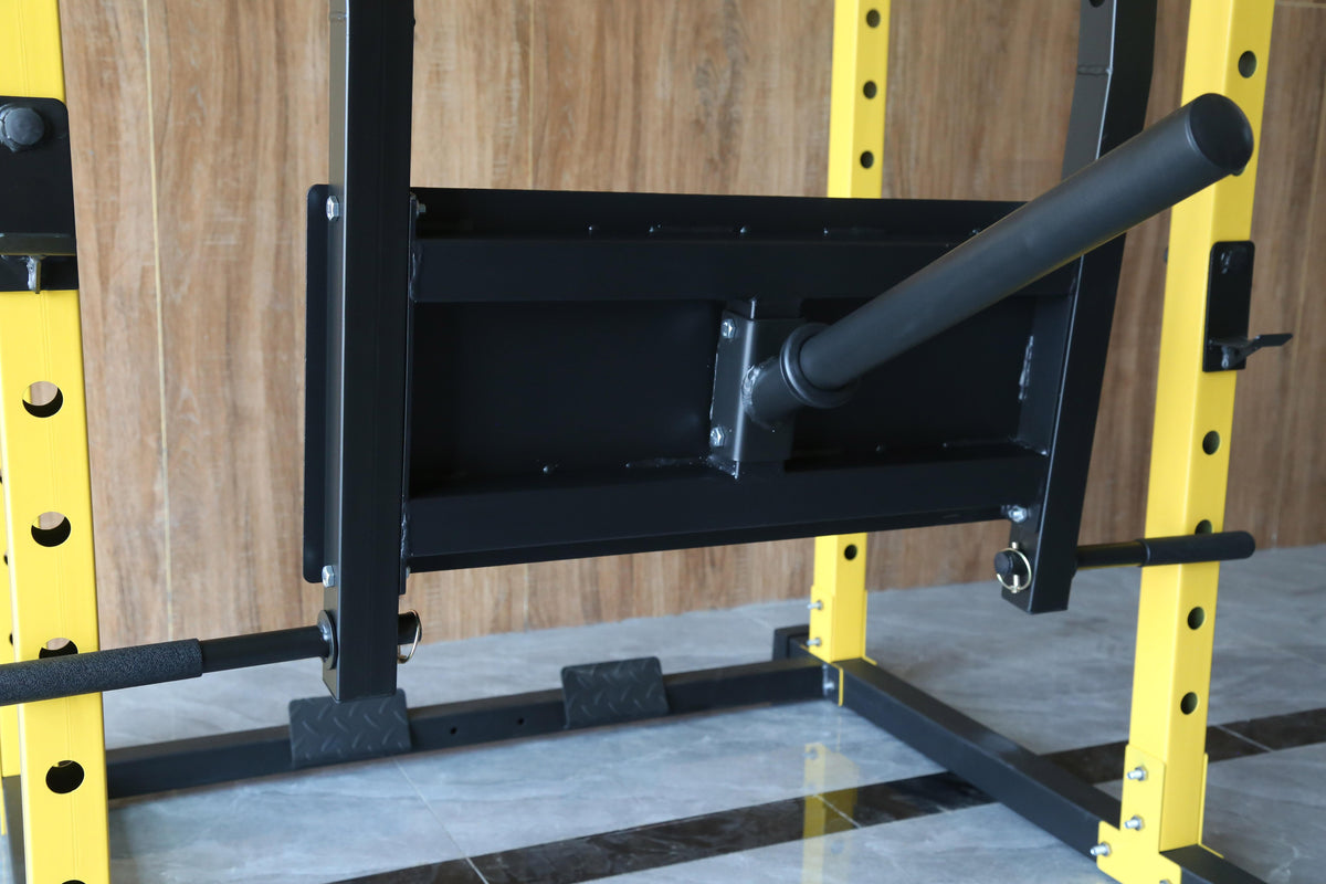Everyday Essentials 1000-Pound Capacity Multi-Function Adjustable Power Cawith J-Hooks, Dip Bars and Other Optional Attachments