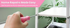 Pink Tool Set for Women 136-Piece Small Tool Kit for Home Repairs | Household Toolbox Storafor Girl, Portable Hand Tool Kit for Home, Car Repair, Perfect Gift for Ladies