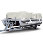 Sportsman 300 Denier 17 ft. to 20 ft. (Beam Width to 104 in.) Gray Pontoon Boat Cover Size PT-2