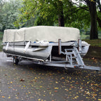 Sportsman 300 Denier 17 ft. to 20 ft. (Beam Width to 104 in.) Gray Pontoon Boat Cover Size PT-2