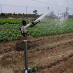 DJASM 1" Female Thread Big Covering Range Sprinkler Gun Garden Agriculture Lawn Grass Irrigation Watering Nozzles Gardening Rain Gun