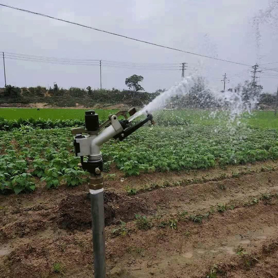 DJASM 1" Female Thread Big Covering Range Sprinkler Gun Garden Agriculture Lawn Grass Irrigation Watering Nozzles Gardening Rain Gun