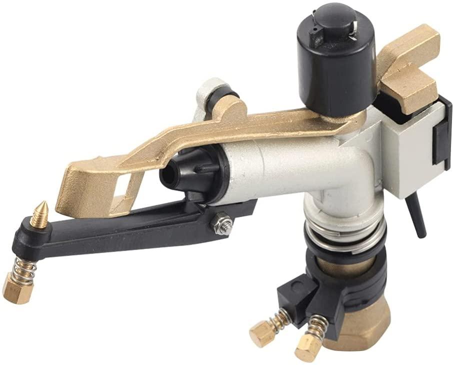 DJASM 1" Female Thread Big Covering Range Sprinkler Gun Garden Agriculture Lawn Grass Irrigation Watering Nozzles Gardening Rain Gun
