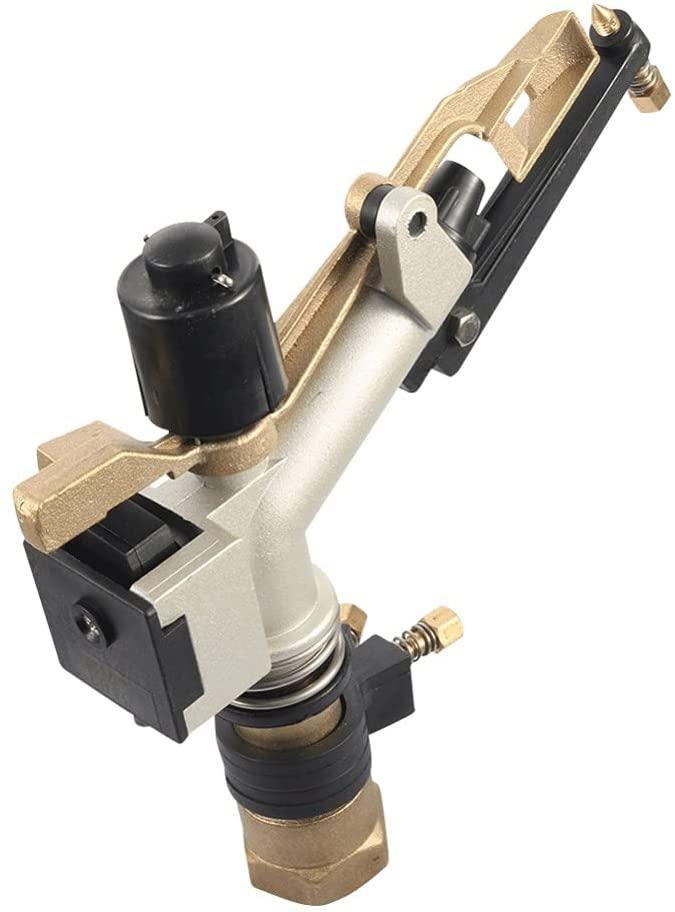 DJASM 1" Female Thread Big Covering Range Sprinkler Gun Garden Agriculture Lawn Grass Irrigation Watering Nozzles Gardening Rain Gun