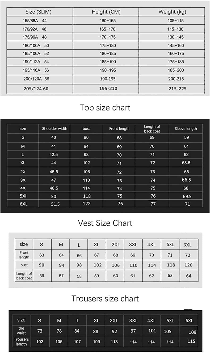 Men Suits Slim Fit 3 Piece -Groom Dress r Coat + Vest + Trousers Patchwork Jacket Formal Business Party Costume