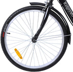 Road Bike 6 Speed 24 Inch 3 Wheel Adult Tricycle Bike Cycling Pedal Cruiser Bicycles