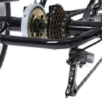 Road Bike 6 Speed 24 Inch 3 Wheel Adult Tricycle Bike Cycling Pedal Cruiser Bicycles