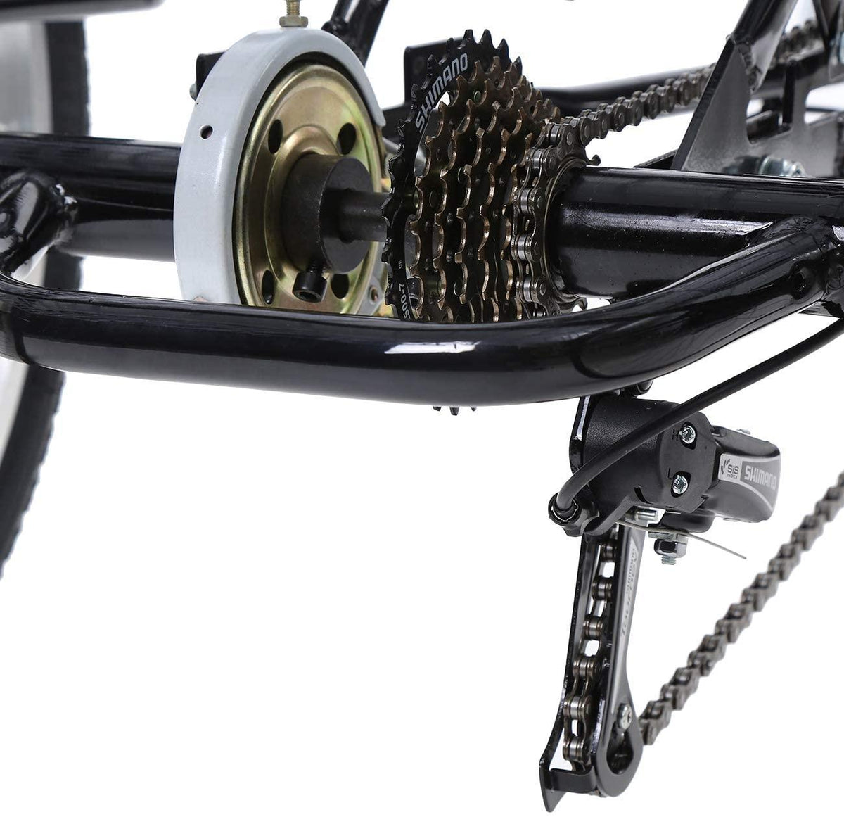 Road Bike 6 Speed 24 Inch 3 Wheel Adult Tricycle Bike Cycling Pedal Cruiser Bicycles