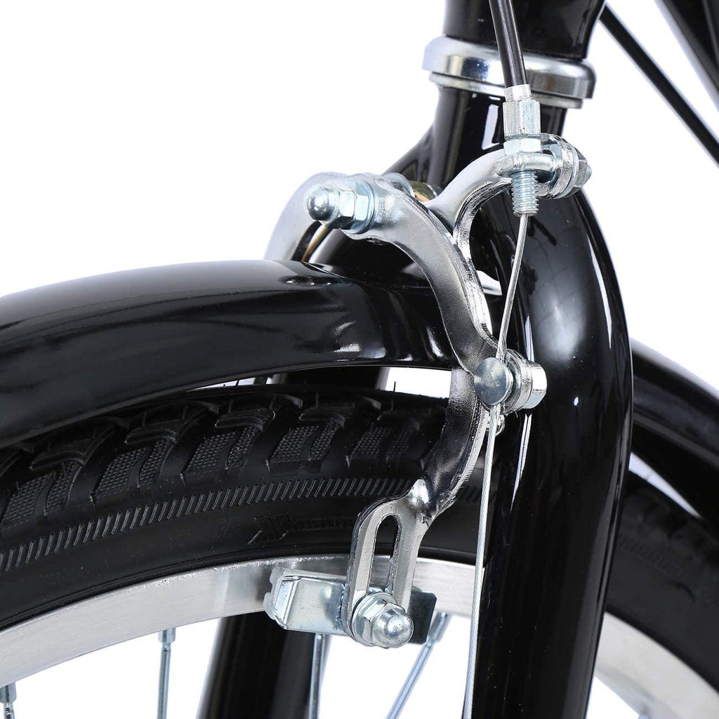 Road Bike 6 Speed 24 Inch 3 Wheel Adult Tricycle Bike Cycling Pedal Cruiser Bicycles