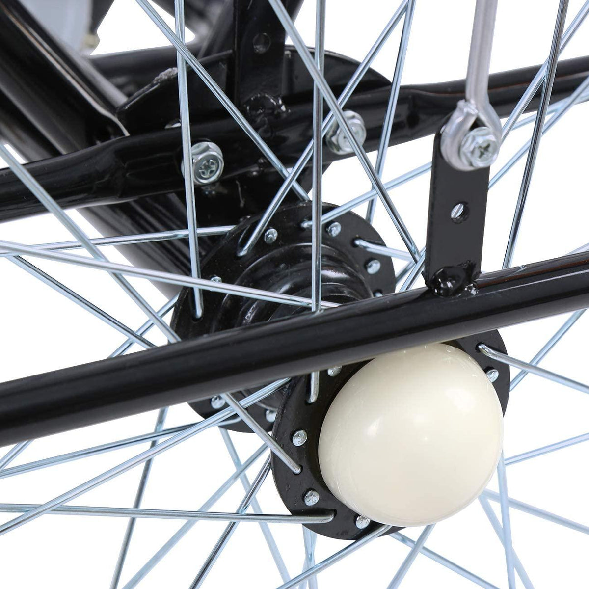 Road Bike 6 Speed 24 Inch 3 Wheel Adult Tricycle Bike Cycling Pedal Cruiser Bicycles