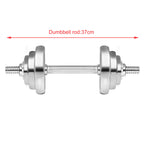 JANSION 66 LB Dumbbell Weights with Dumbbell Connector Multifunction Adjustable Dumbbells Barbell Set for Gym Training