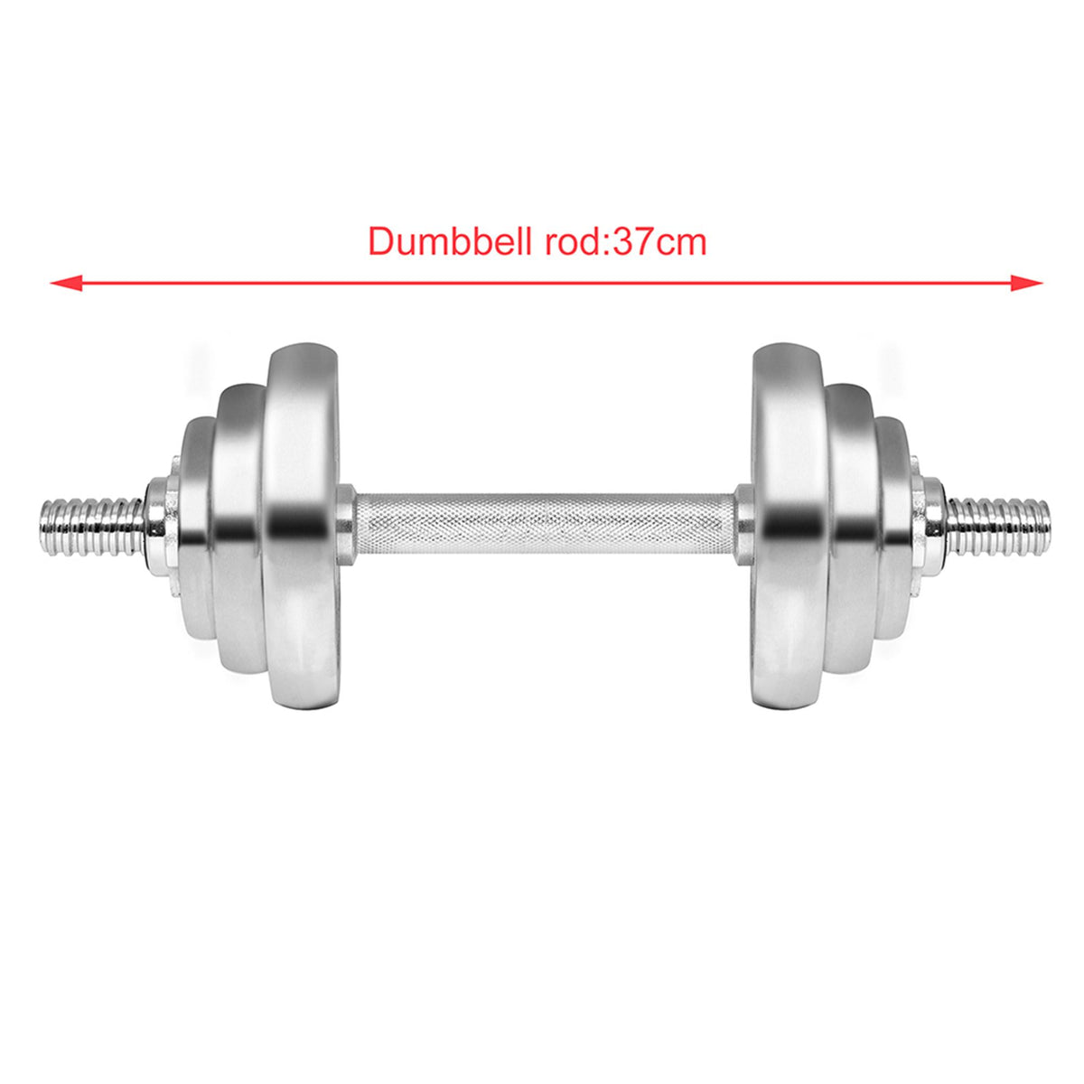 JANSION 66 LB Dumbbell Weights with Dumbbell Connector Multifunction Adjustable Dumbbells Barbell Set for Gym Training