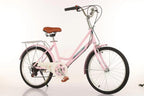 26 Inch Women Bike,Classic Bicycle Retro Bicycle,Cruiser Bike,Pink