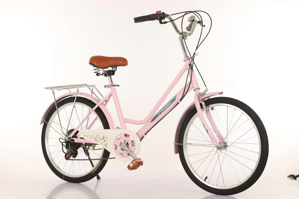 26 Inch Women Bike,Classic Bicycle Retro Bicycle,Cruiser Bike,Pink