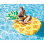 85" x 49" Giant Inflatable One Person Pineapple Pool Float Mat (6 Pack)