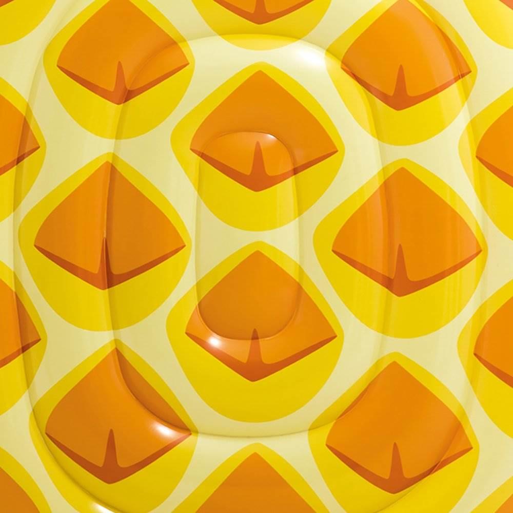 85" x 49" Giant Inflatable One Person Pineapple Pool Float Mat (6 Pack)