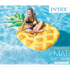 85" x 49" Giant Inflatable One Person Pineapple Pool Float Mat (6 Pack)