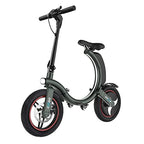 Folding Electric Bike For Adults ,14inch wheels,Up to 18.6MPH,20 miles ,C2 Black