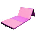Gymax Folding Panel Gym Fitness Exercise Gymnastics Mat 4' x 10' x 2''