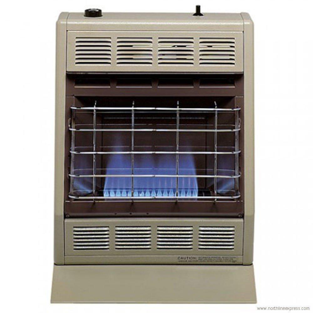 Empire Vent-Blue Flame Heater Natural Gas 10000 BTU, Thermostatic Control