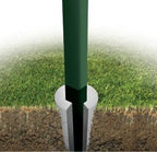 Silverback 54" In-ground Basketball Hoop with Tempered Glass Backboard, Pro-Style Breakaway Rim, and Backboard Pad