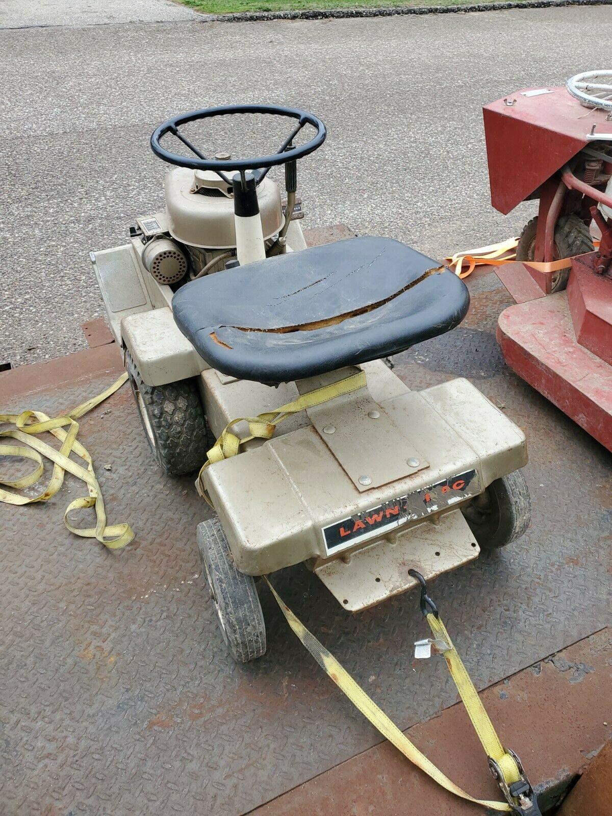2 Vintage Montgomery Wards Power Kraft 6hp Riding Mower Lawn-Trac
