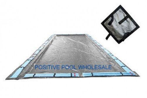 25x50 rectangle 15 yr warranty inground swimming pool winter cover