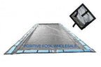 25x50 rectangle 15 yr warranty inground swimming pool winter cover