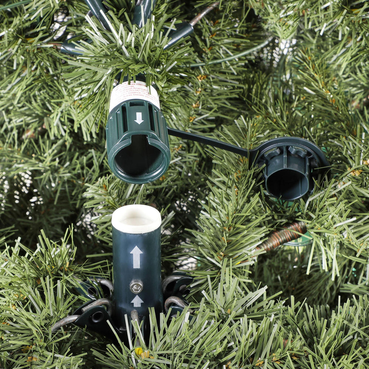 Holiday Time Prelit 300 LED Color-Changing Lights, Liberty Pine Artificial Christmas Tree, 7.5'