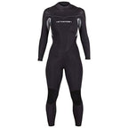 Henderson Womens Thermoprene Pro Wetsuit 7mm Back Zip Fullsuit Black