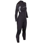 Henderson Womens Thermoprene Pro Wetsuit 7mm Back Zip Fullsuit Black