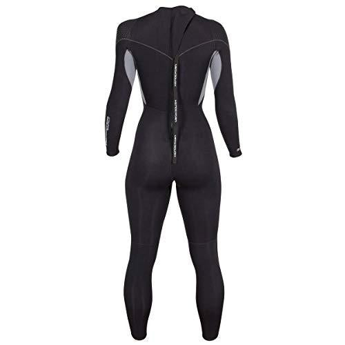 Henderson Womens Thermoprene Pro Wetsuit 7mm Back Zip Fullsuit Black