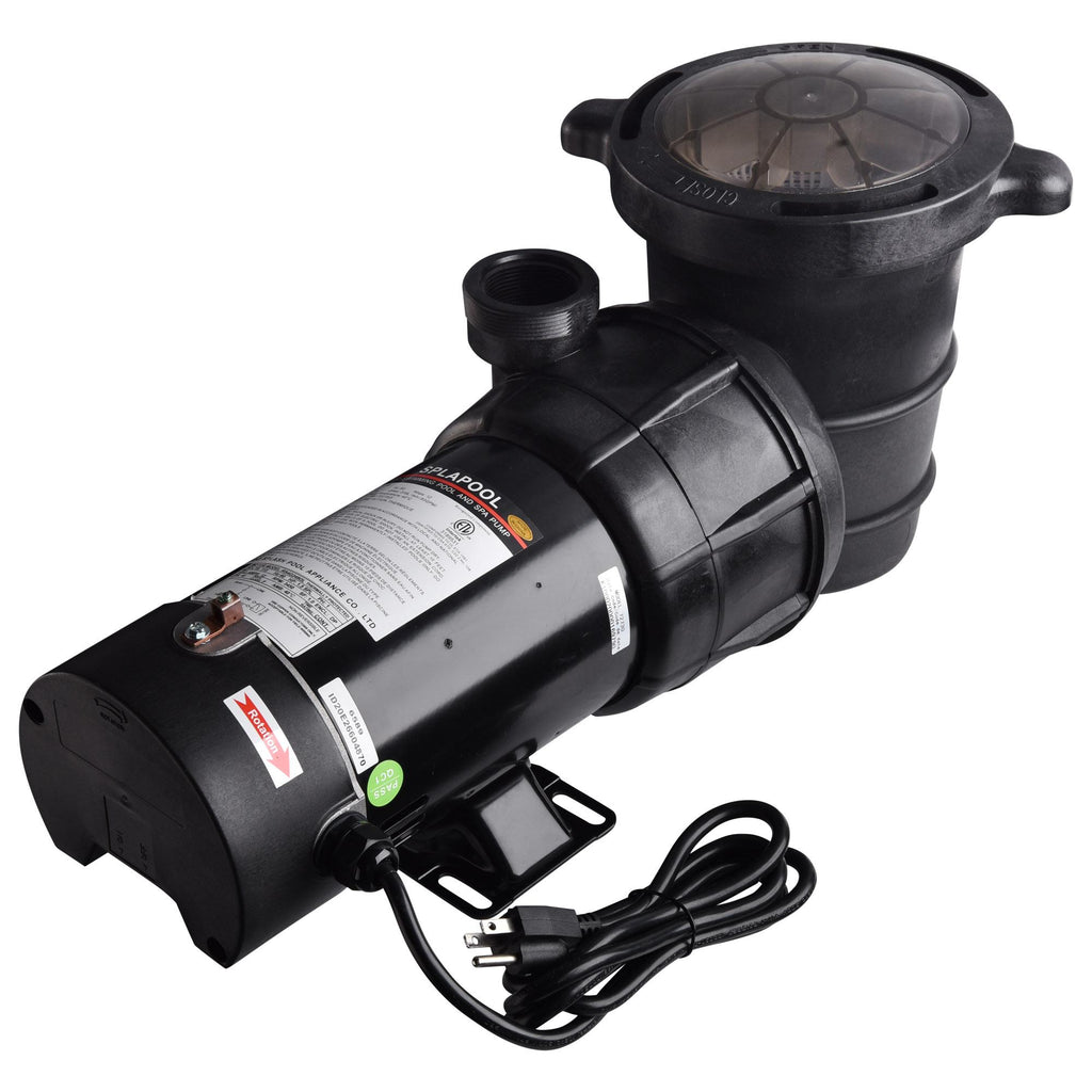 yescom 1.5 hp 4980gph above ground swimming pool water pump strainer