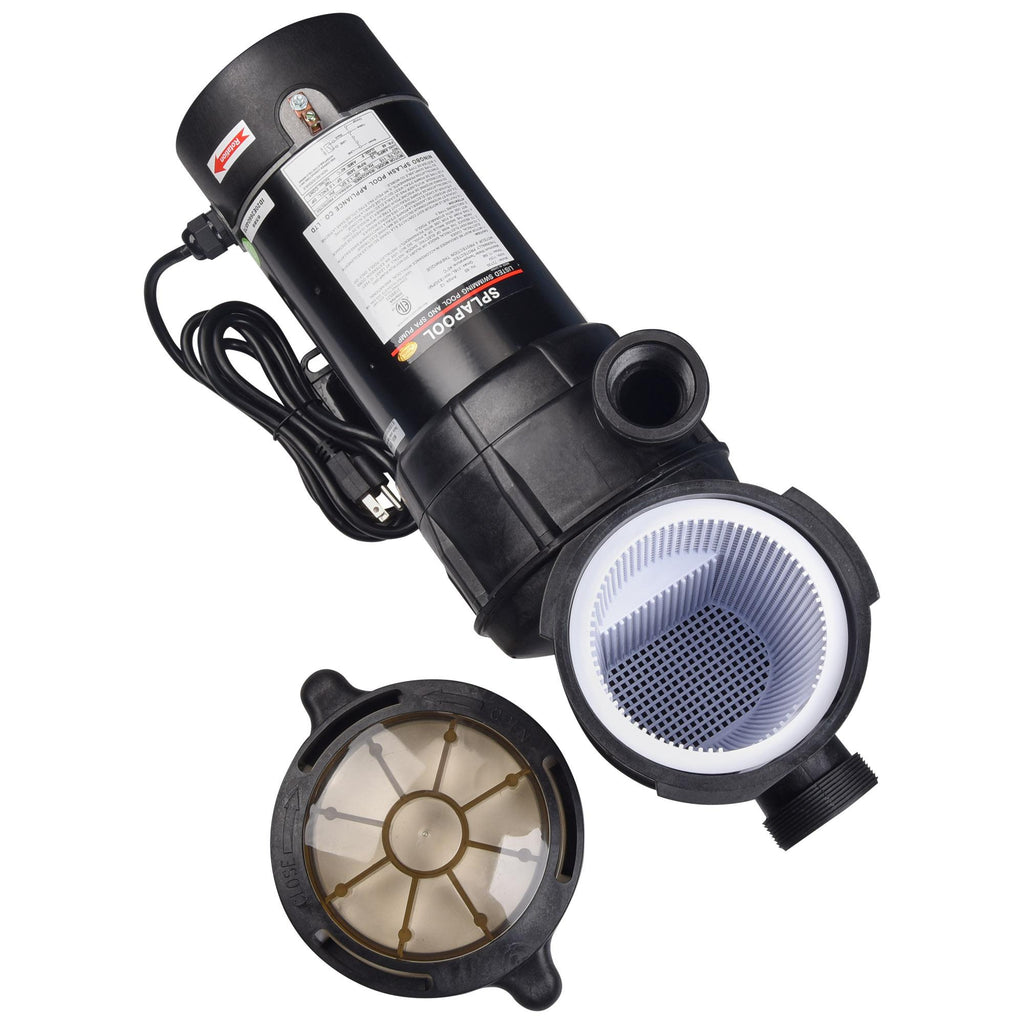 yescom 1.5 hp 4980gph above ground swimming pool water pump strainer