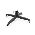 Rolling Steel Christmas Tree Stand for Trees 7.5 ft.- 12 ft. with Adjustable Legs