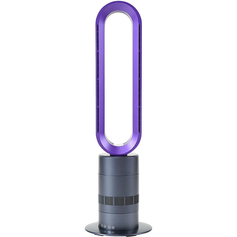 Skearow Simple Heating Remote Control Black Heaters Fan Warmer Portable Space Heater Bladeless Bedroom Indoor Purple+32in