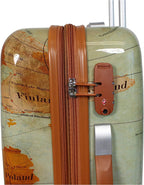 Europe 4-Piece Spinner Luggage Set with TSA Lock, Brown