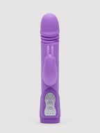 Lovehoney Dream Rabbit Rechargeable Silicone Thrusting Rabbit Vibrator, Purple